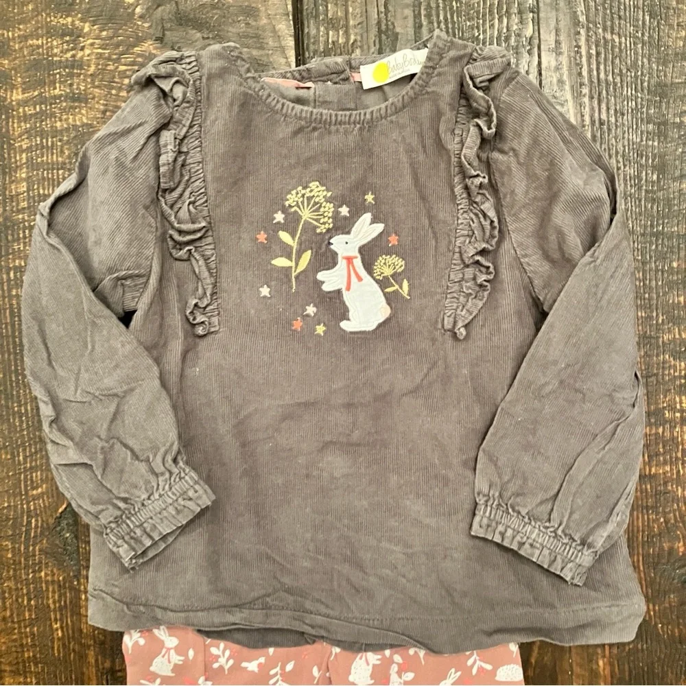 Mini Boden Bunny Outfit - Size 6-12m
